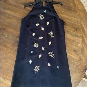 Victoria Beckham embroidered halter dress! Size S Never Worn tags attached